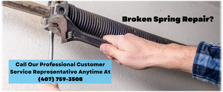 Broken Garage Door Spring Repair Orlando (407) 759-3508